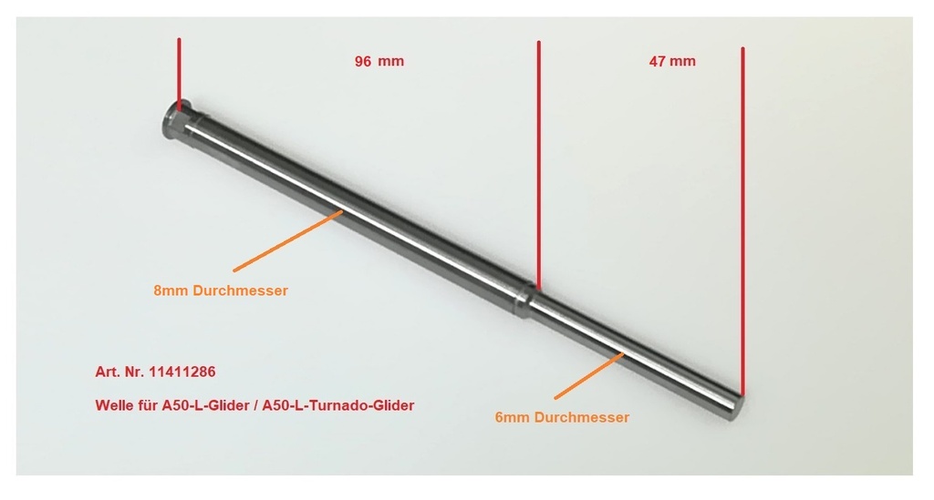 JTL:57215:Welle-fuer-A50-L-Glider-A50-L-Turnado-Glider-11411286_b_1