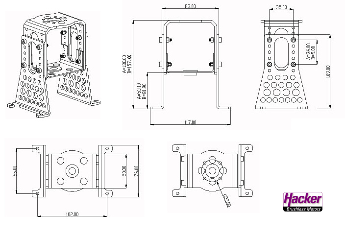 JTL:57316:Motortraeger-Alu-A60-komplett-15727618_b_1
