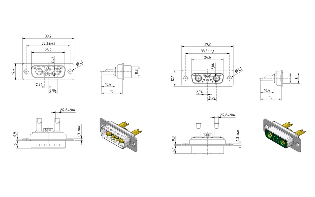 JTL:58144:D-Sub-Verbinder-7polig-Stecker-Buchse-A85072_b_2