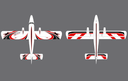 JTL:88779:TwinOtter_Red_TopBottomView_1400-1100x697