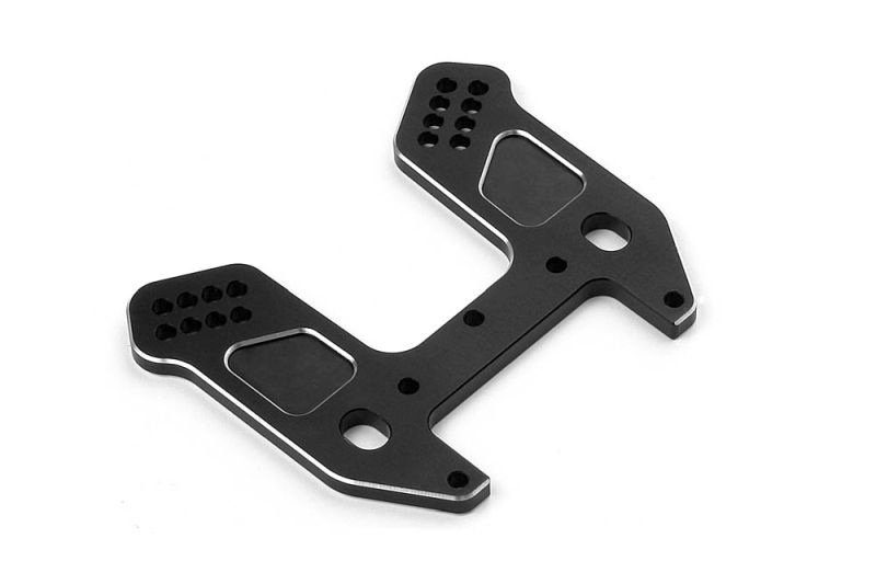 Dämpferbrücke 4mm, Swiss 7075 T6 Alu (CNC-gefräst