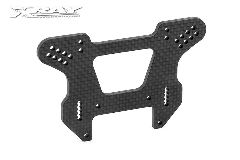 XT8 Dämpferbrücke 3,5mm, vorne,  (CNC-gefräst)