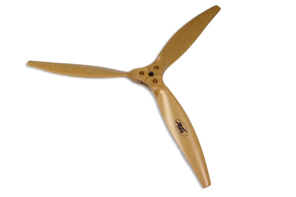 Fiala 3-Blatt 19x16 Elektro E3 Holzpropeller - natur