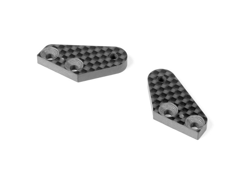XB8 CARBON STEERING PLATE - 1 DOT (1+1)