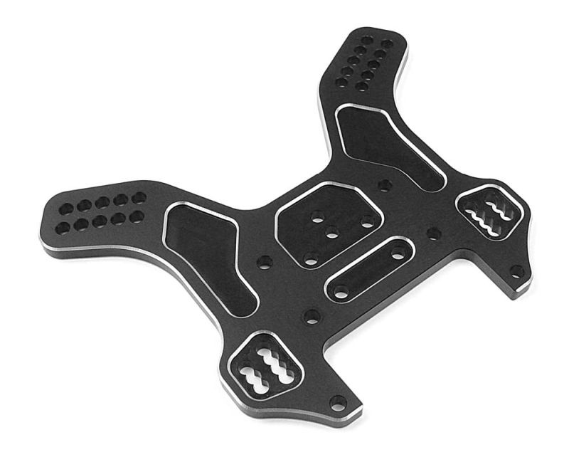 Dämpferbrücke 4mm, hinten, 7075 T6 Alu (CNC-gefräs