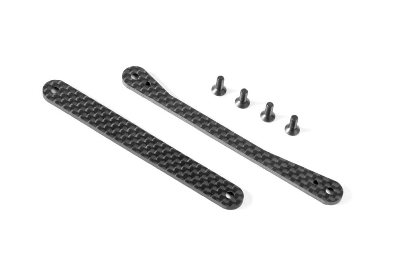 XB8 Kohlefaserstrebe für Chassis-Seitenschutz - Set
