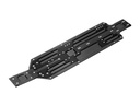 XB4 Alu Chassis 2.5mm w Adj. Transmission Position - 7075 T6