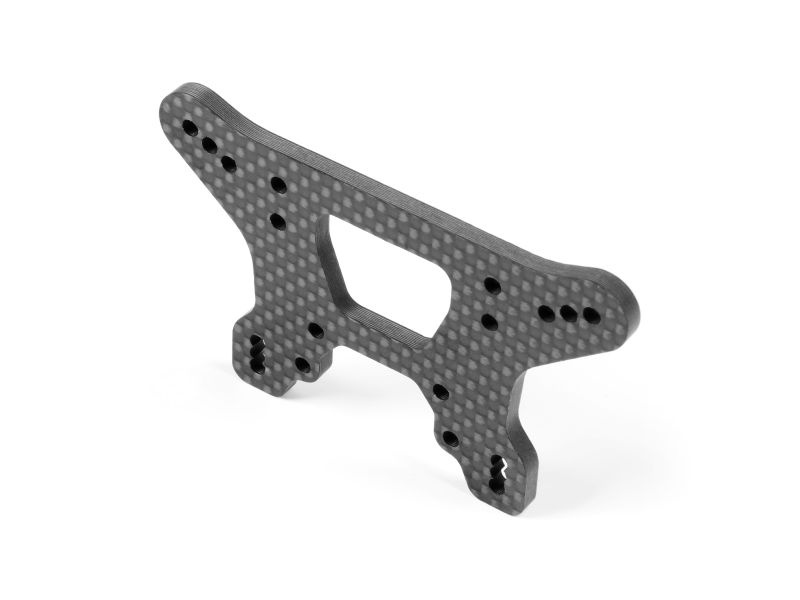 XT4 GRAPHITE SHOCK TOWER FOR HS BULKHEAD - LOWER - FRONT