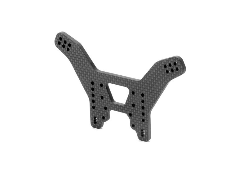 XT4 Graphite Dämpferbrücke für HS Bulkhead - hinten - 3.5mm