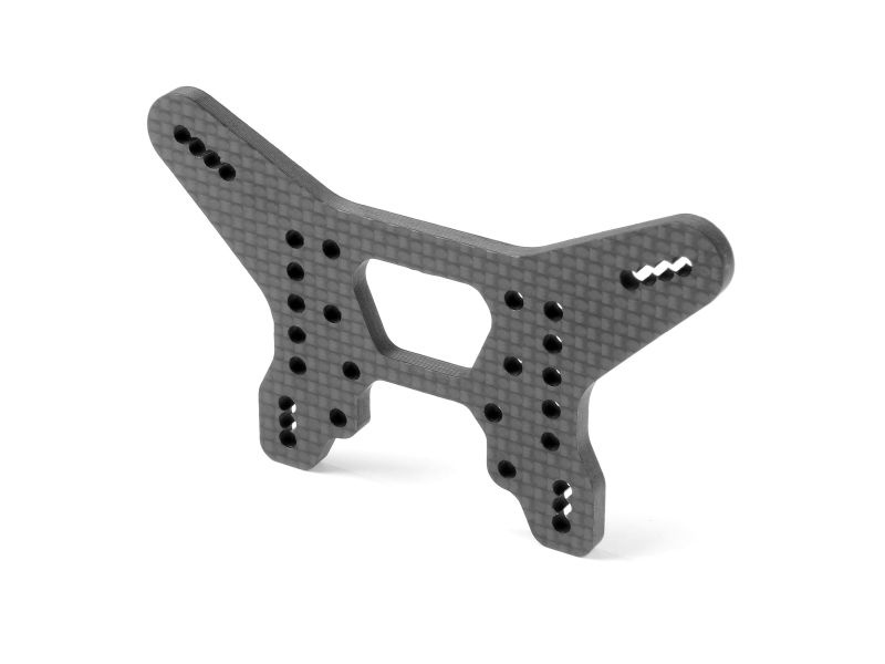 Graphite Shock Tower for HS Bulkhead - Rear - 3.5mm - Lower