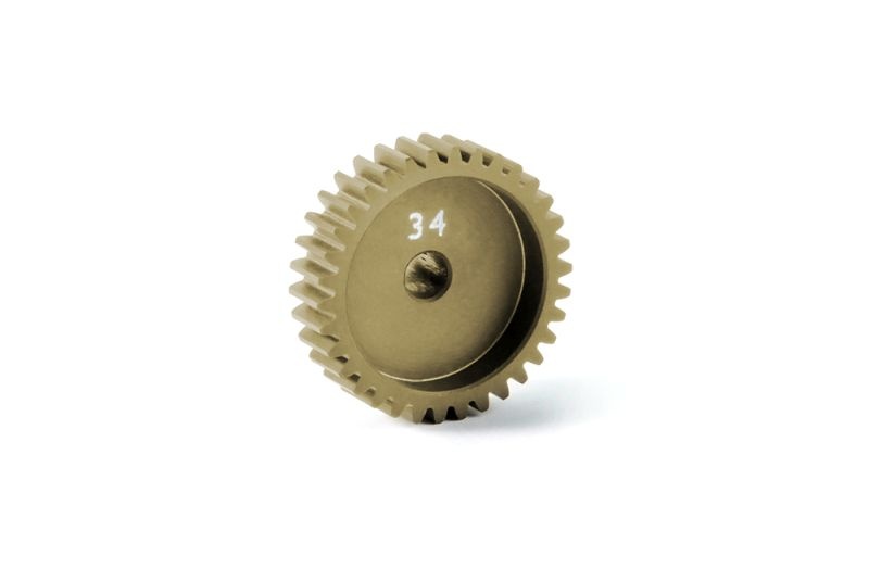 Alu Motorritzel - gehärtet - 34 Zähne - 48dp