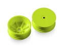 4WD FRONT WHEEL AERODISK WITH 12MM HEX IFMAR YELLOW HARD (2)