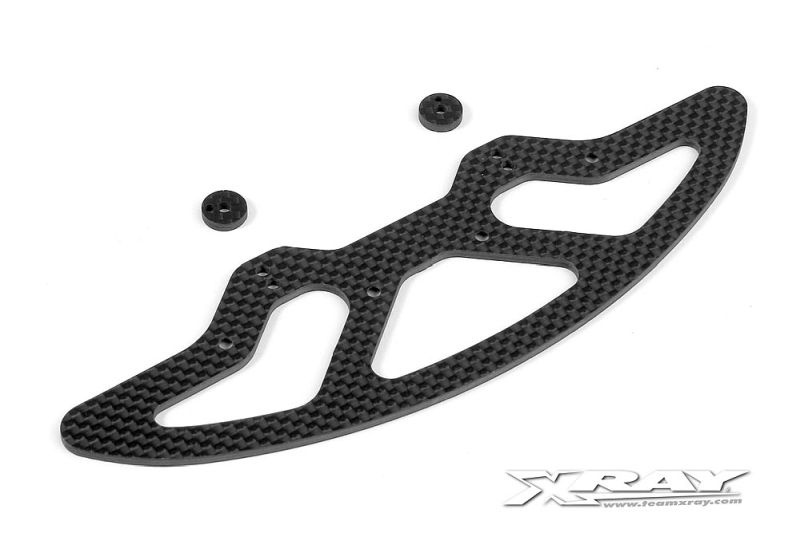 X10 Kohlefaser 2.5mm Front Rammer & Scheiben V2