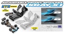 X1 Spoiler vorne einstellbar weiß - ETS Approved