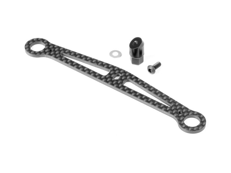 X12 CARBON LOWER SUSPENSION ARM PLATE +1MM