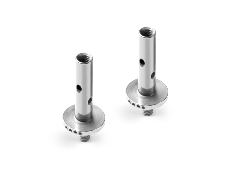 X12 KINGPIN 4MM WITH HOLES - 0.5° 4 DOTS - NICKEL COATED (2)