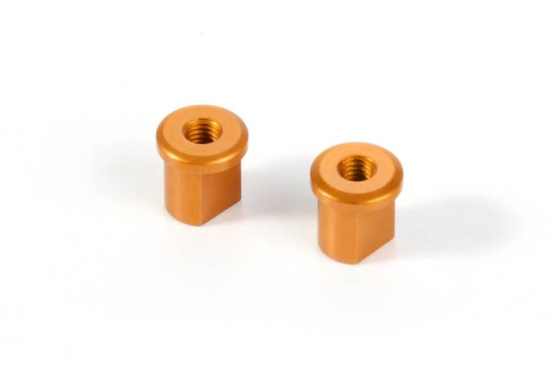 Alu Führungsbuchsen 0.0mm (2) Orange