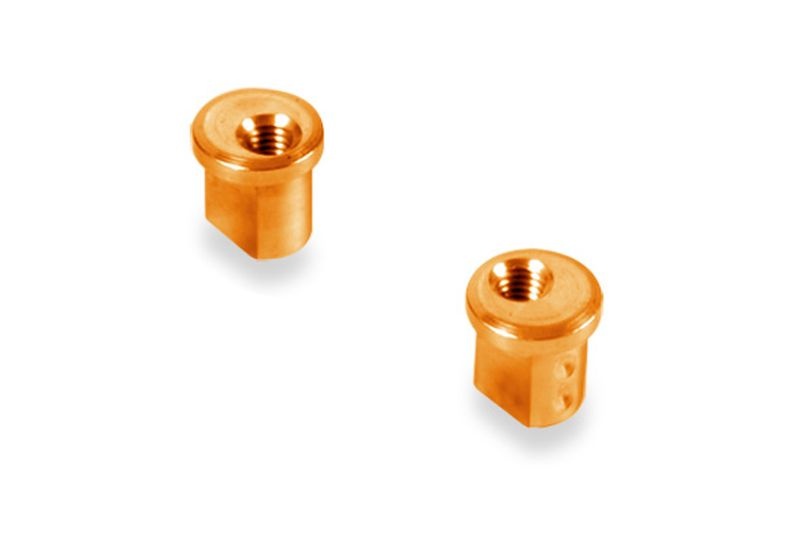 Alu Führungsbuchsen 1.0mm Orange (2)