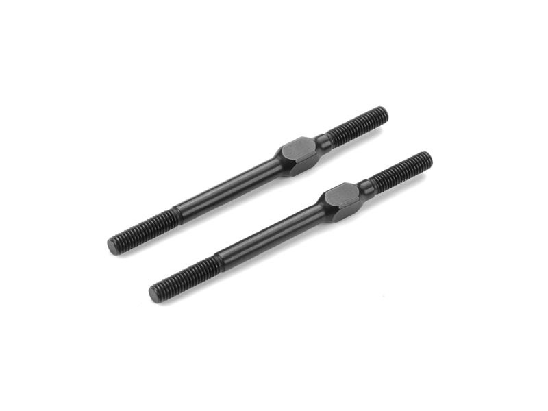 Gewindestangen Alu M3x51 mm -  SWISS 7075 T6 - Schwarz (2)