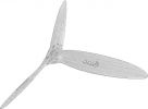 Fiala 3-Blatt 24x16 Elektro E3 Holzpropeller - natur Pusher/links