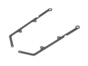 X12 CARBON SIDE BRACE FOR 1-PIECE CHASSIS 1.0MM (2)