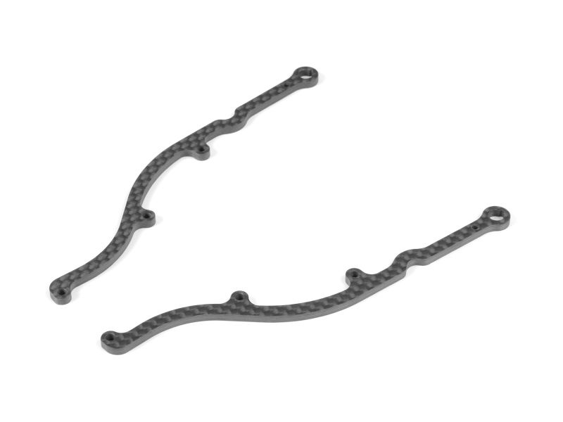 X1 CARBON SIDE BRACE FOR 1-PIECE CHASSIS (2)
