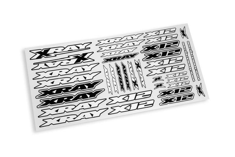 X12 Dekorbogen Set - weiß - V2