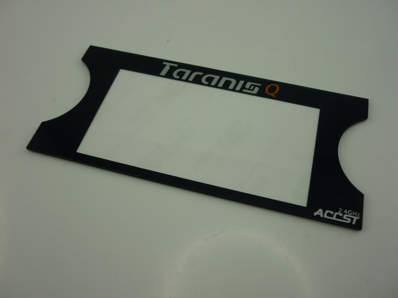 Taranis Q X7 LCD Bildschirmglas schwarz
