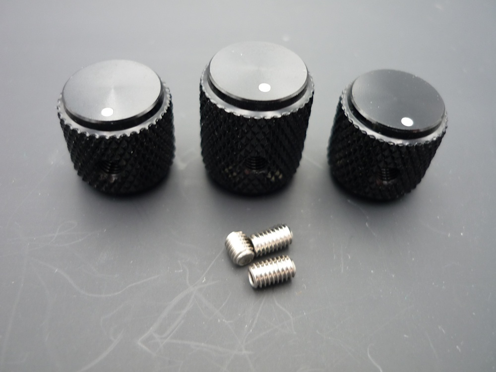 Horus X10/X10S Kappen Drehgeber und 6-Pos.-Schalter, schwarz
