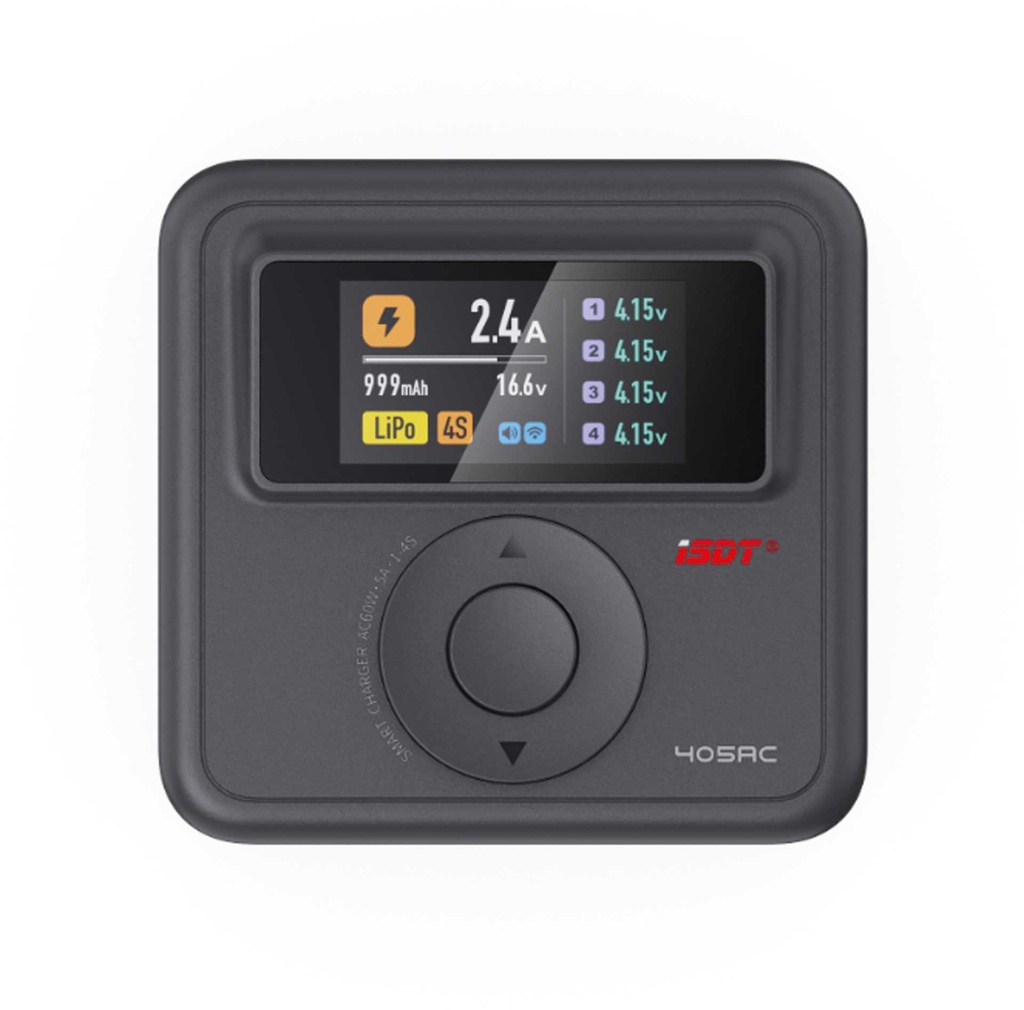ISDT 405AC 60W 100-240V AC Smart Charger 1-4S LiFe/LiPo max 5A