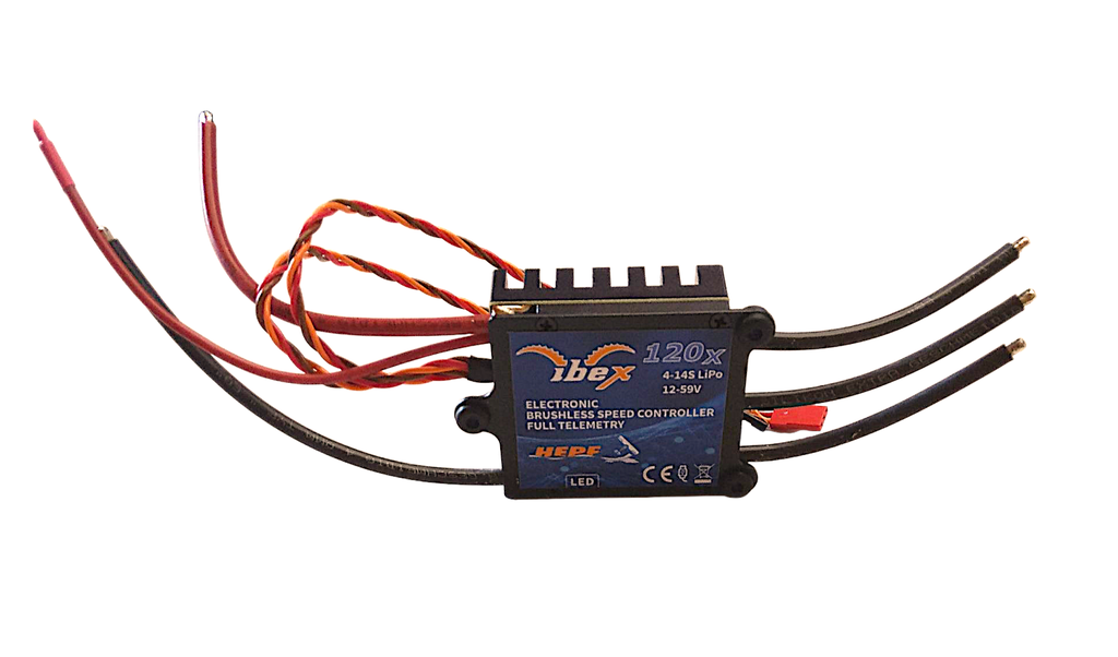Ibex 120A Xtra cooling Brushless Controller 4-15s