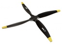 Fiala 4-Blatt 20x10 Elektro E3 Holzpropeller - schwarz