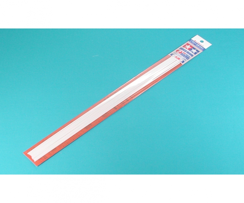 Rundprofil 2mm (10) 400 mm weiß Kst.