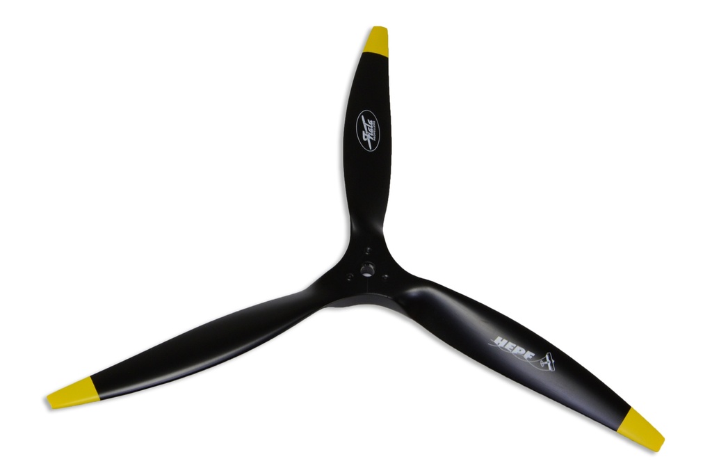 Fiala 3-Blatt 25x14 Elektro E3 Holzpropeller - schwarz