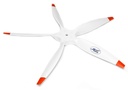 Fiala 5-Blatt 18x18 Elektro E3 Holzpropeller - weiss
