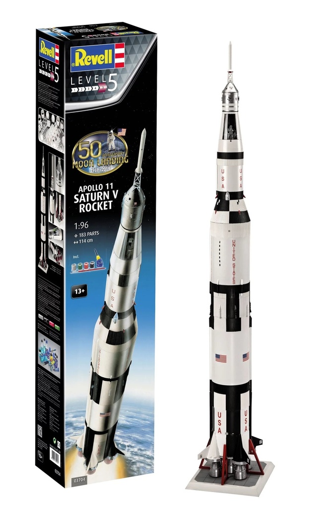 [REV037049090] Geschenkset Apollo 11 Saturn V Rocket
