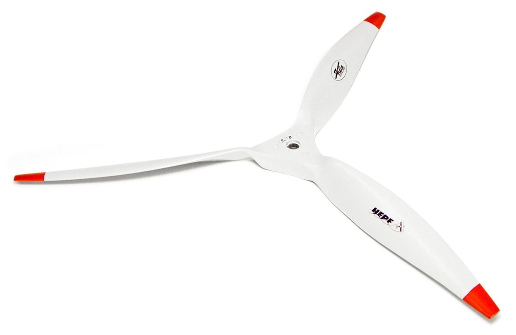 Fiala 3-Blatt 20x14 Elektro E3 Holzpropeller - weiss