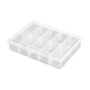 Sortierkasten 10 Fächer variabel 134x100x29mm