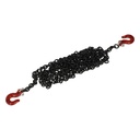 Kette schwarz mit Schwerlasthaken