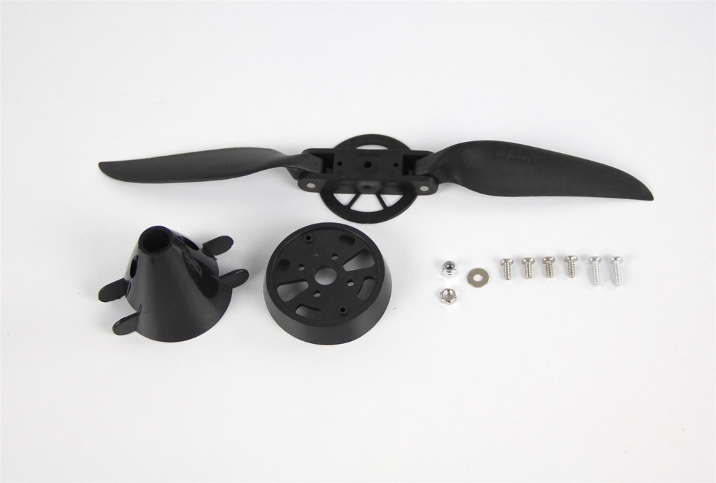 Freewing 8x5 Propeller mit Mitnehmer und Spinnerkappe für Spirit