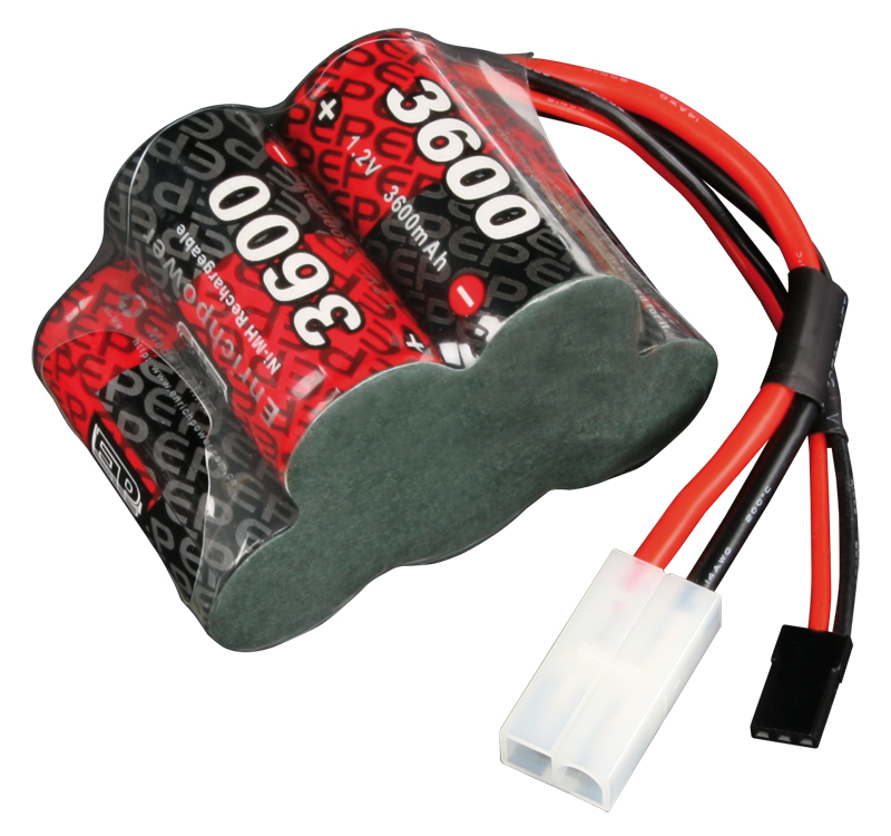 NiMH Akku 3600mAh 3+2 Sub-C Empfängerpack 1:5