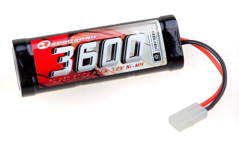 NiMH Akku 3600mAh 7,2V Stick Pack Tamiya Stecker