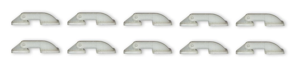 Plastik Landeklappenscharnier 38x9mm (VE 10 Stück)