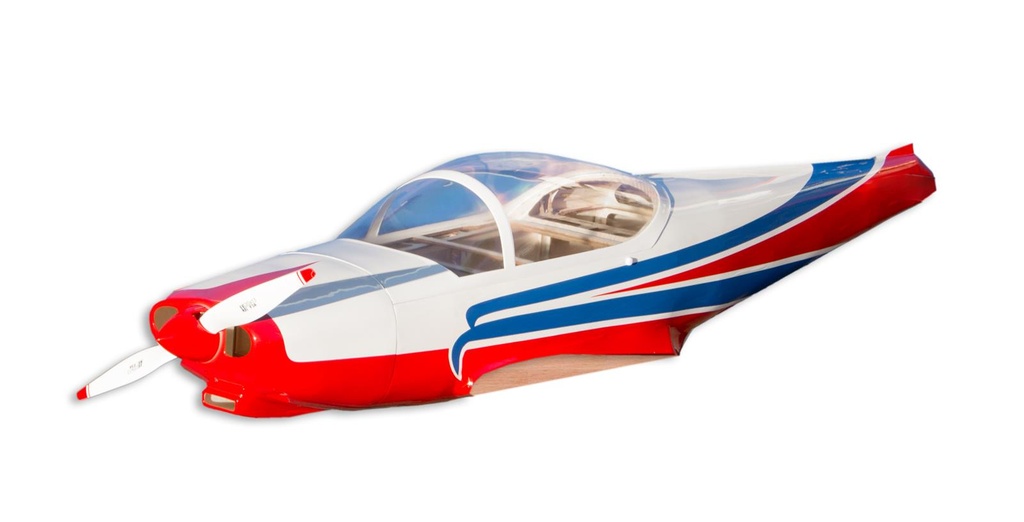 Rumpf für GB-models SF-260 weiss/rot/blau