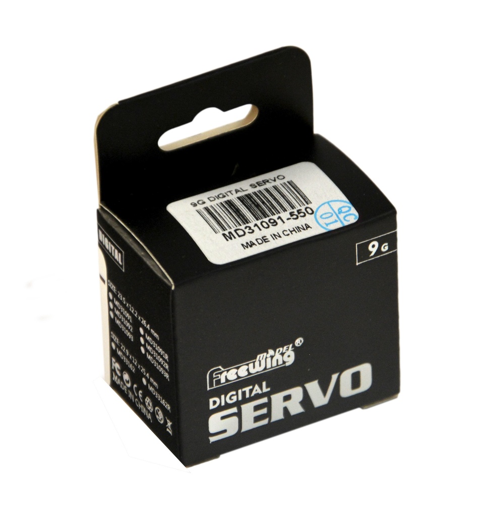 Freewing 9g digital MG Servo 550mm