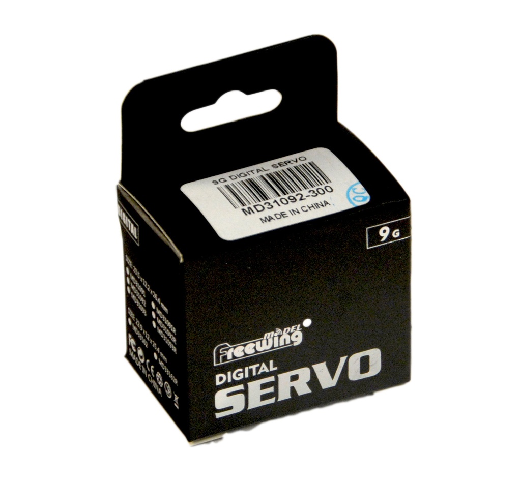 Freewing 9g digital Metallgetriebe Servo 300mm