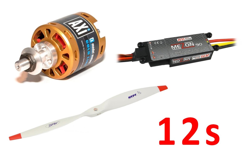 AXI Antriebsset für GBmodels SF-260 für 12s LiPo