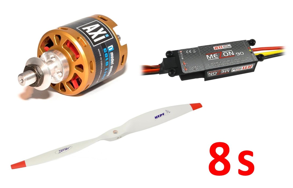 AXI Antriebsset für GBmodels SF-260 für 8s LiPo