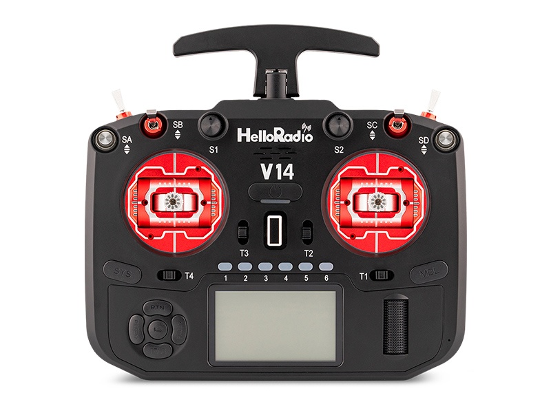 HelloRadio V14 MAX R9 OLED 2,4GHz - 4in1 LBT Fernsteuerung