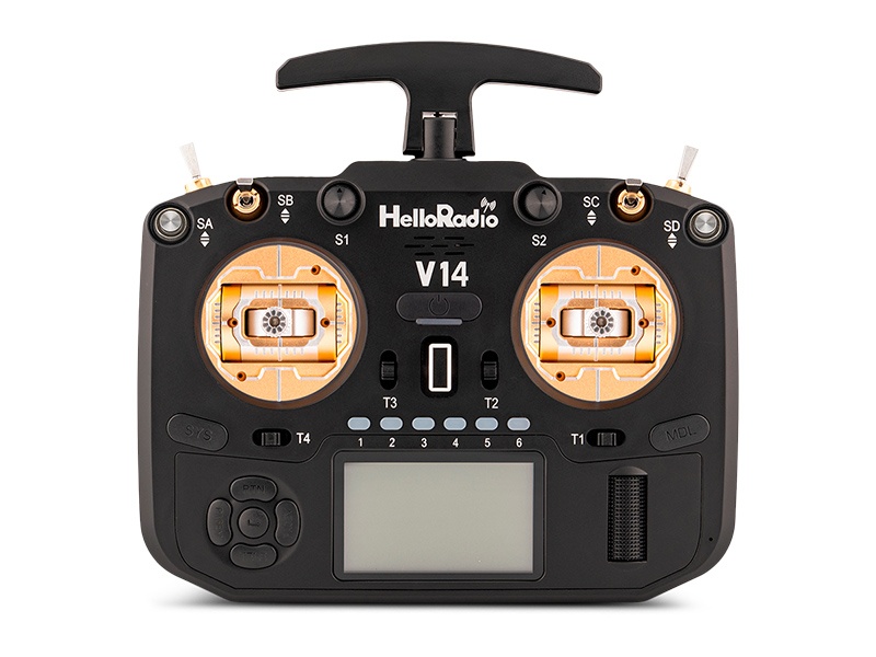 HelloRadio V14 MAX R9 OLED 2,4GHz - 4in1 LBT Fernsteuerung